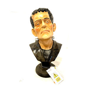 TikTok Frankenstein Light Up Statue Bust Halloween Decor ''NEW''
